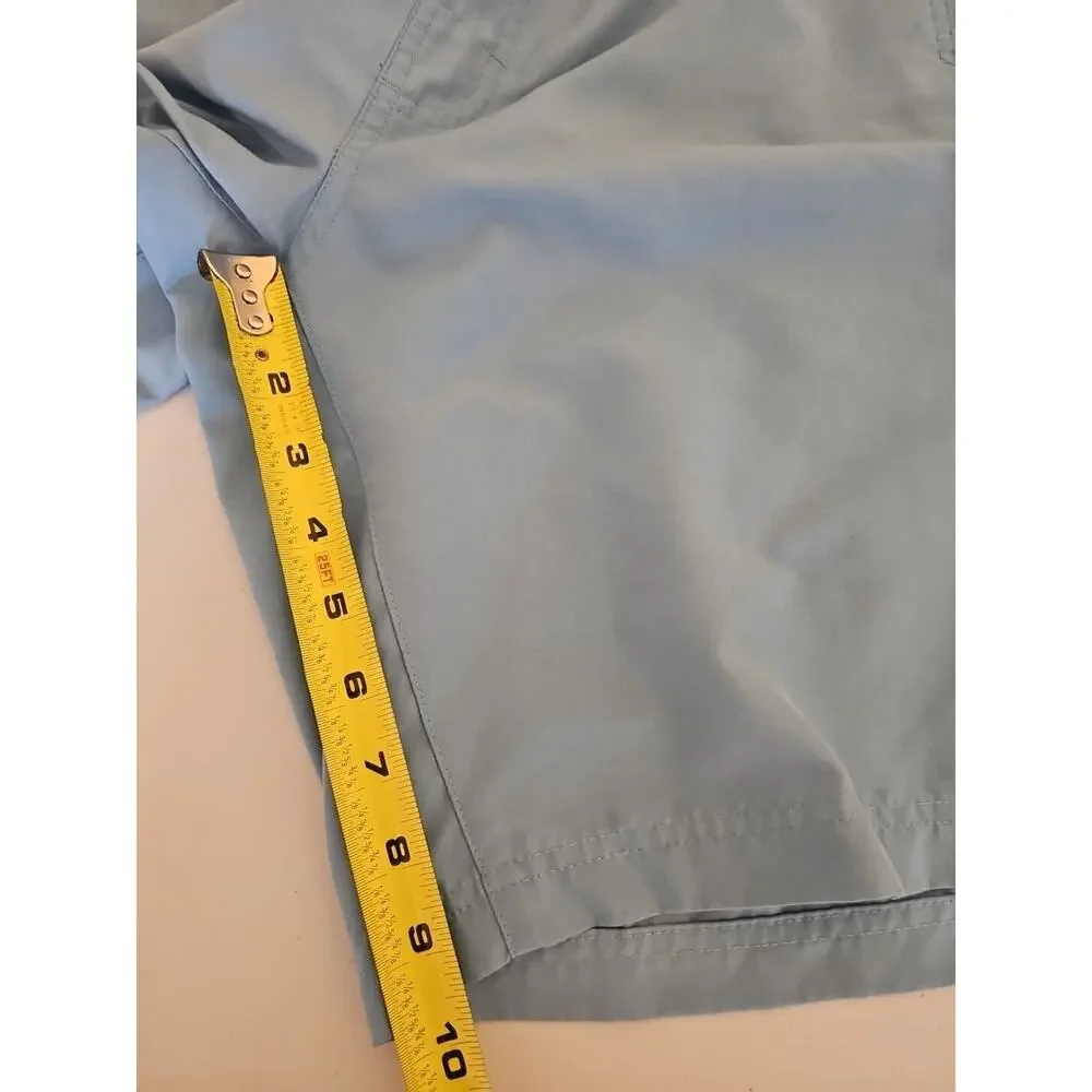 Prana Men's Swim Trunks‎ Elastic Waistband Shorts Size M Blue